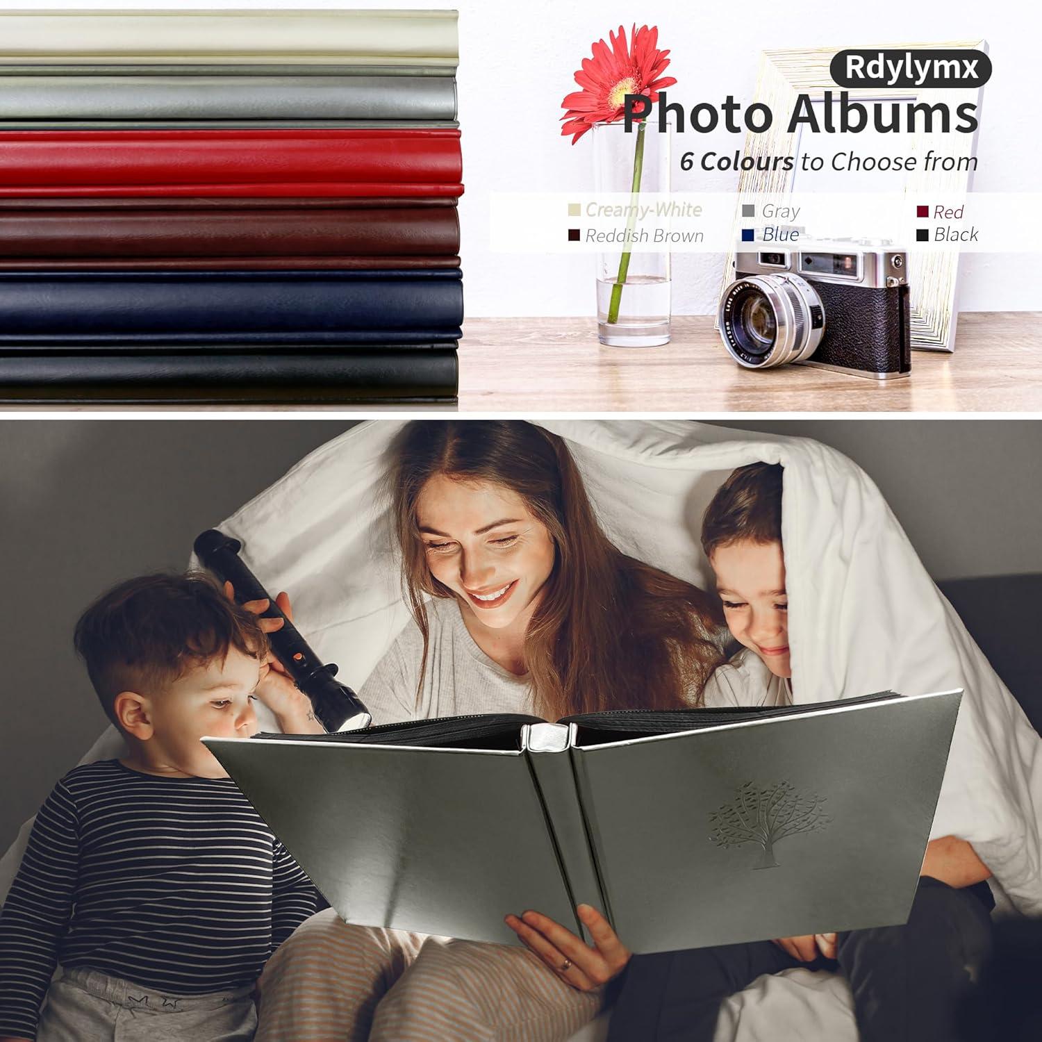 Extra großes Fotoalbum 10x15cm Ledereinband 600 Fotos Hochwertiges Bilderbuch