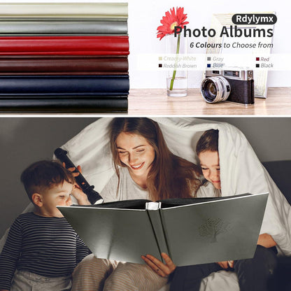 Extra großes Fotoalbum 10x15cm Ledereinband 600 Fotos Hochwertiges Bilderbuch