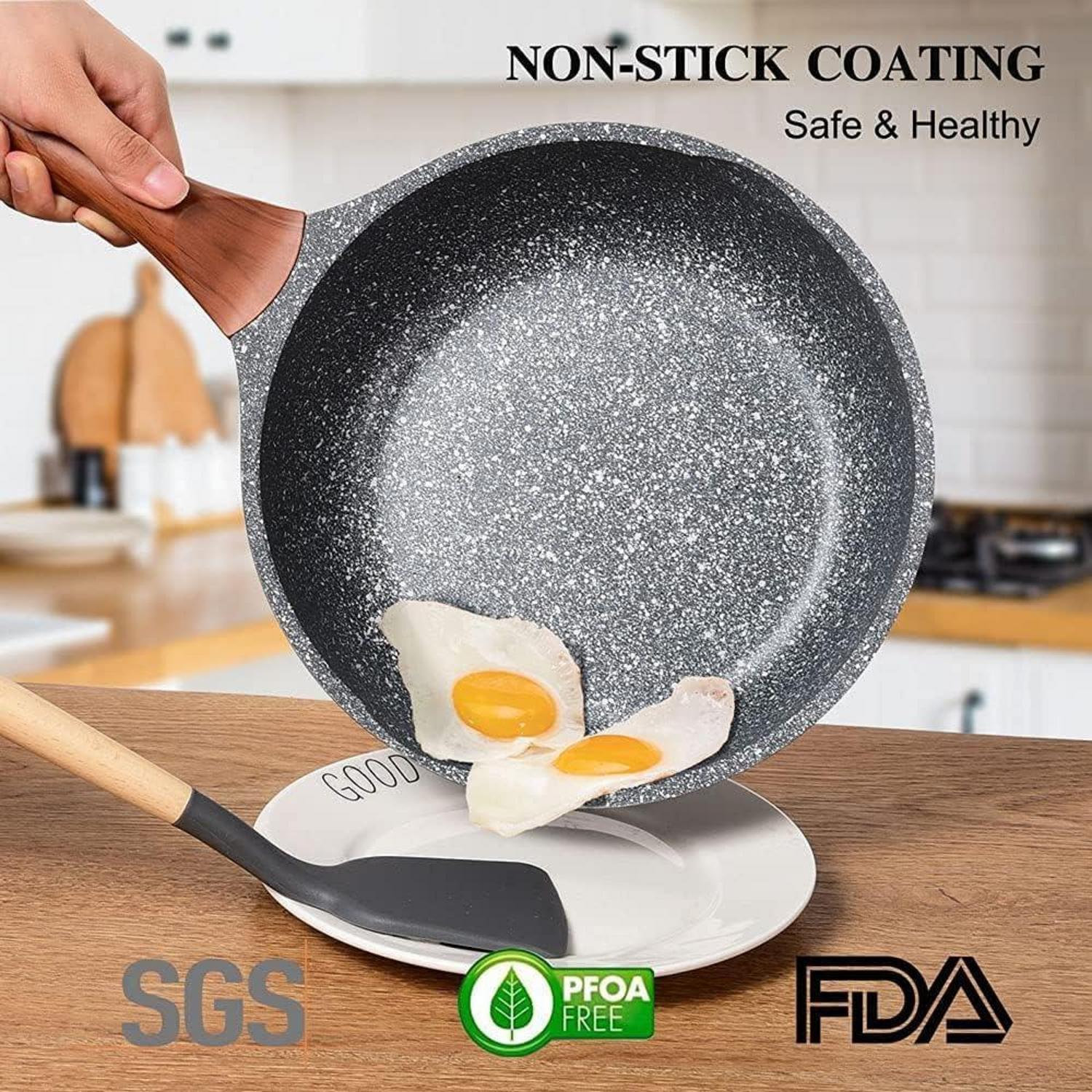 24cm Induktion Bratpfanne mit Granit Antihaftbeschichtung