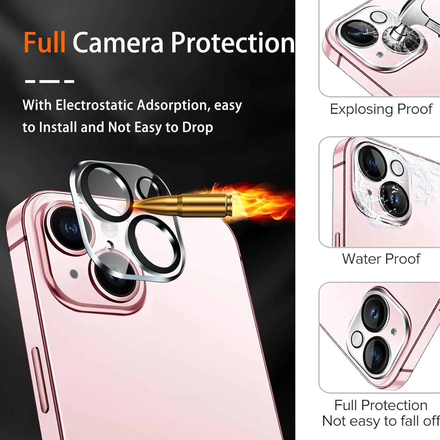Sichtschutz Schutzfolie iPhone 15 6.1 Panzerglas 2 Stk 9H Härte