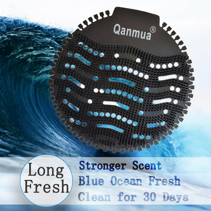 Urinalsieb Schwarz Meeresfrische Duft 10er Pack 30 Tage Frischewirkung