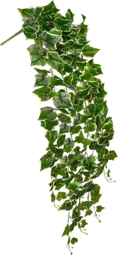 Künstliche Efeuranke 130CM Hängepflanze Deko Efeugirlanden Grün