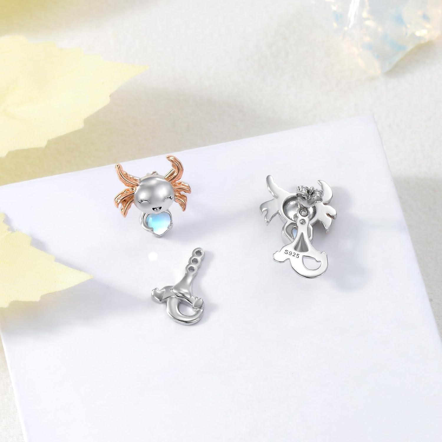 925 Sterling Silber Tier Ohrringe Set Geschenk Damen Mädchen