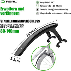 RBRL Fahrrad Schutzblech Set 28 Zoll Mudguard Vorderrad