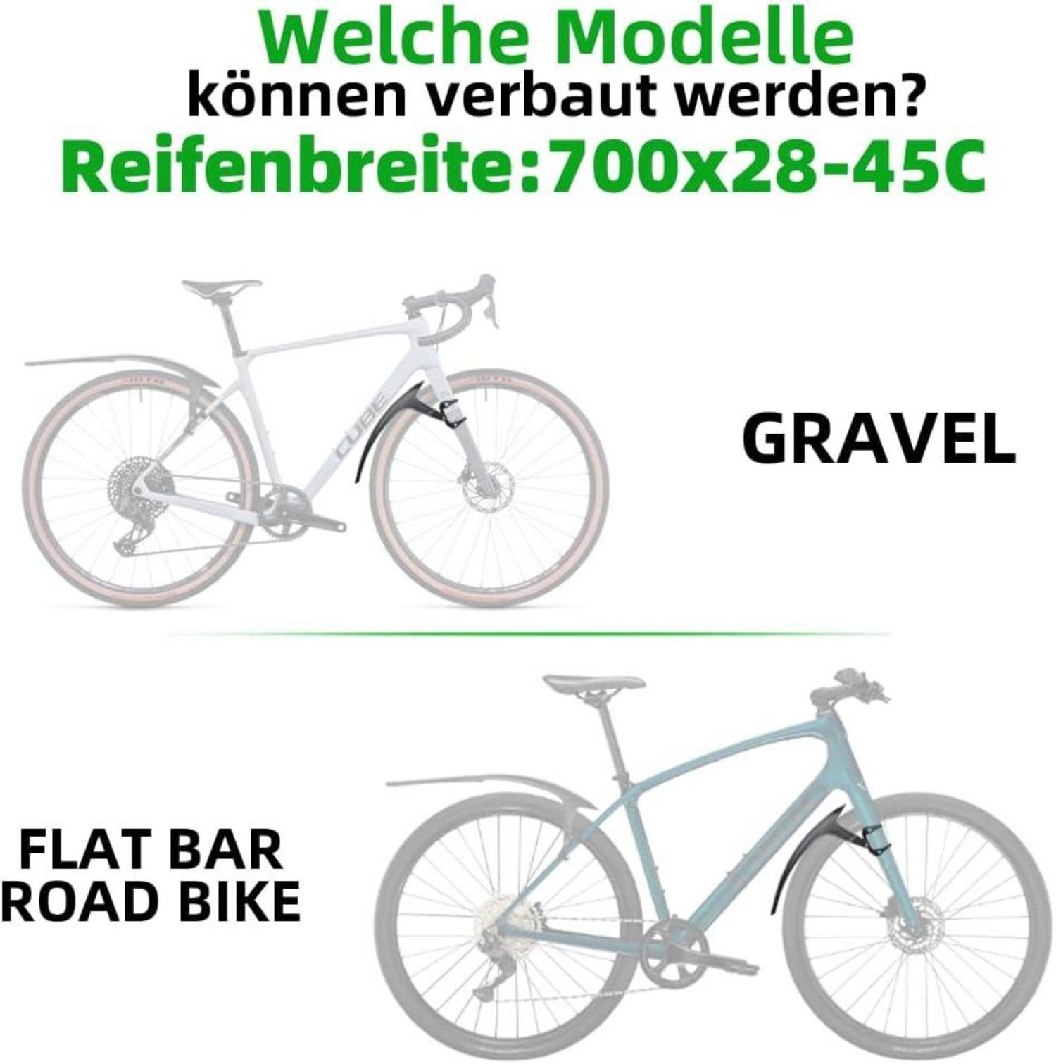 Fahrrad Schutzblech Set Universal 28 Zoll Mudguard Radschutz
