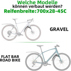 Fahrrad Schutzblech Set Universal 28 Zoll Mudguard Radschutz