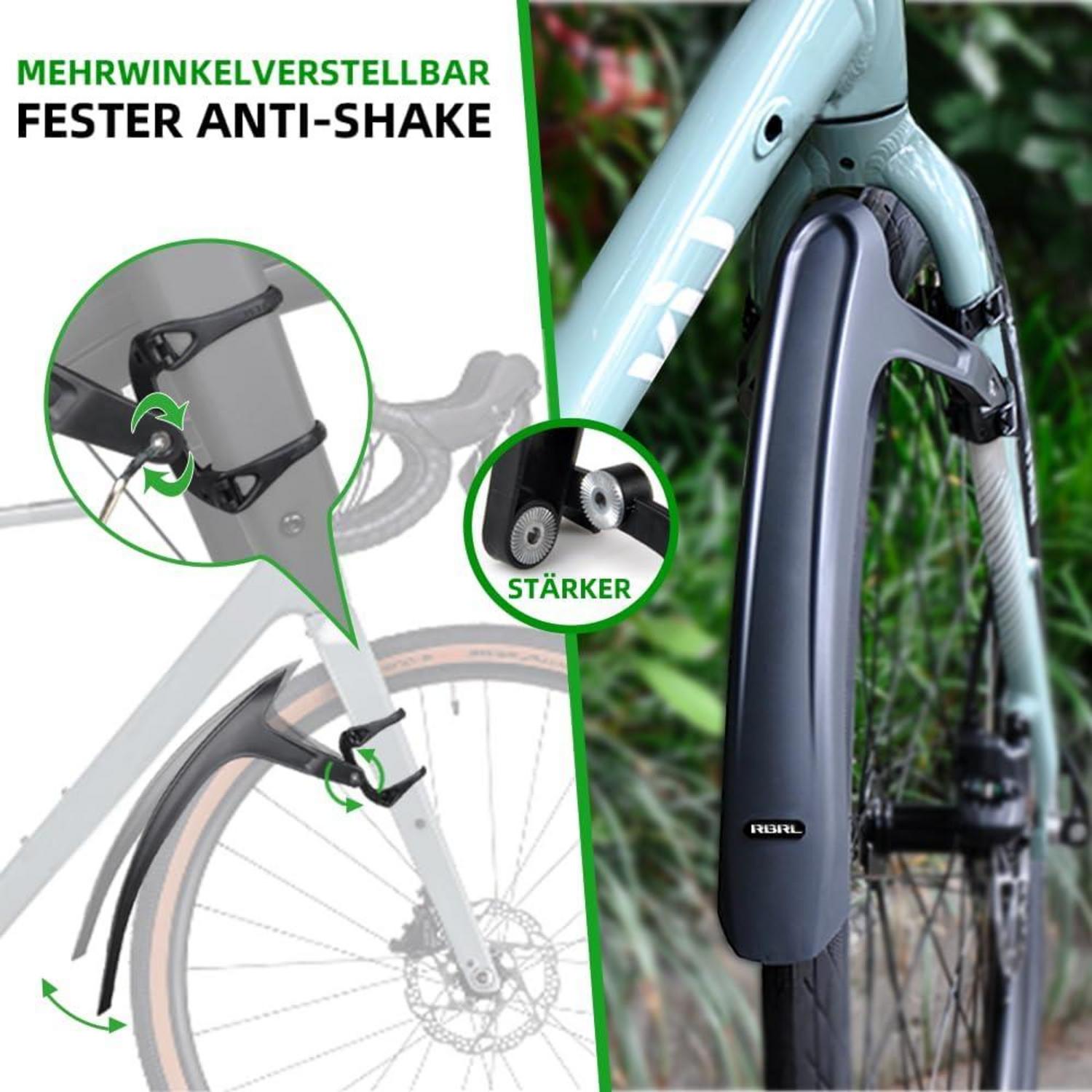 Fahrrad Schutzblech Set Universal 28 Zoll Mudguard Verstellbar und