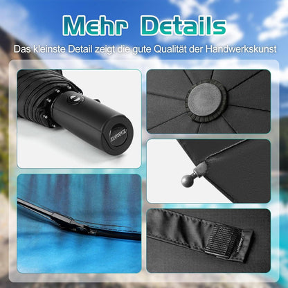 Faltbarer Regenschirm UV-geschützt Muster-Design 28 cm Lightweight