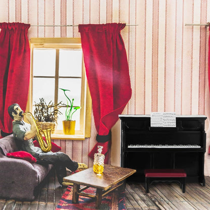 24-tlg. Miniatur Musikinstrumente Set Puppenhaus Weihnachten