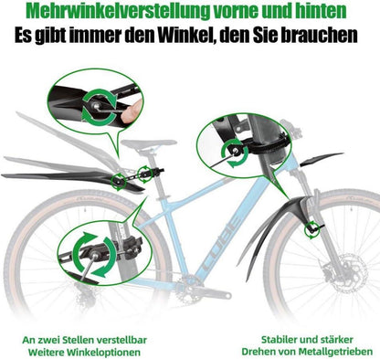 RBRL Fahrrad Schutzblech Universal 26-29 Zoll Mudguard Spritzschutz