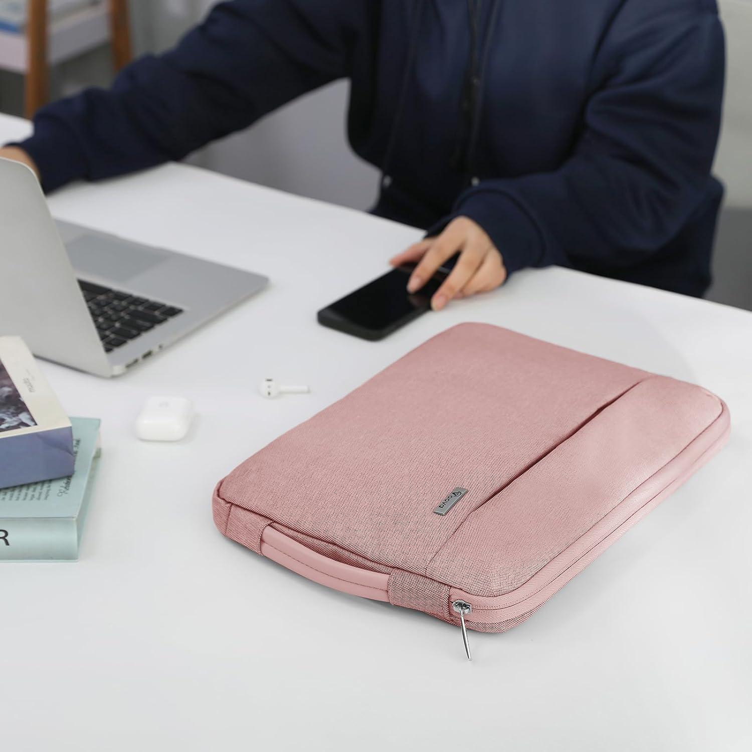 Laptophülle 15 Zoll MacBook Air M2 A2941 2023 Tasche Schutz Hülle Rose