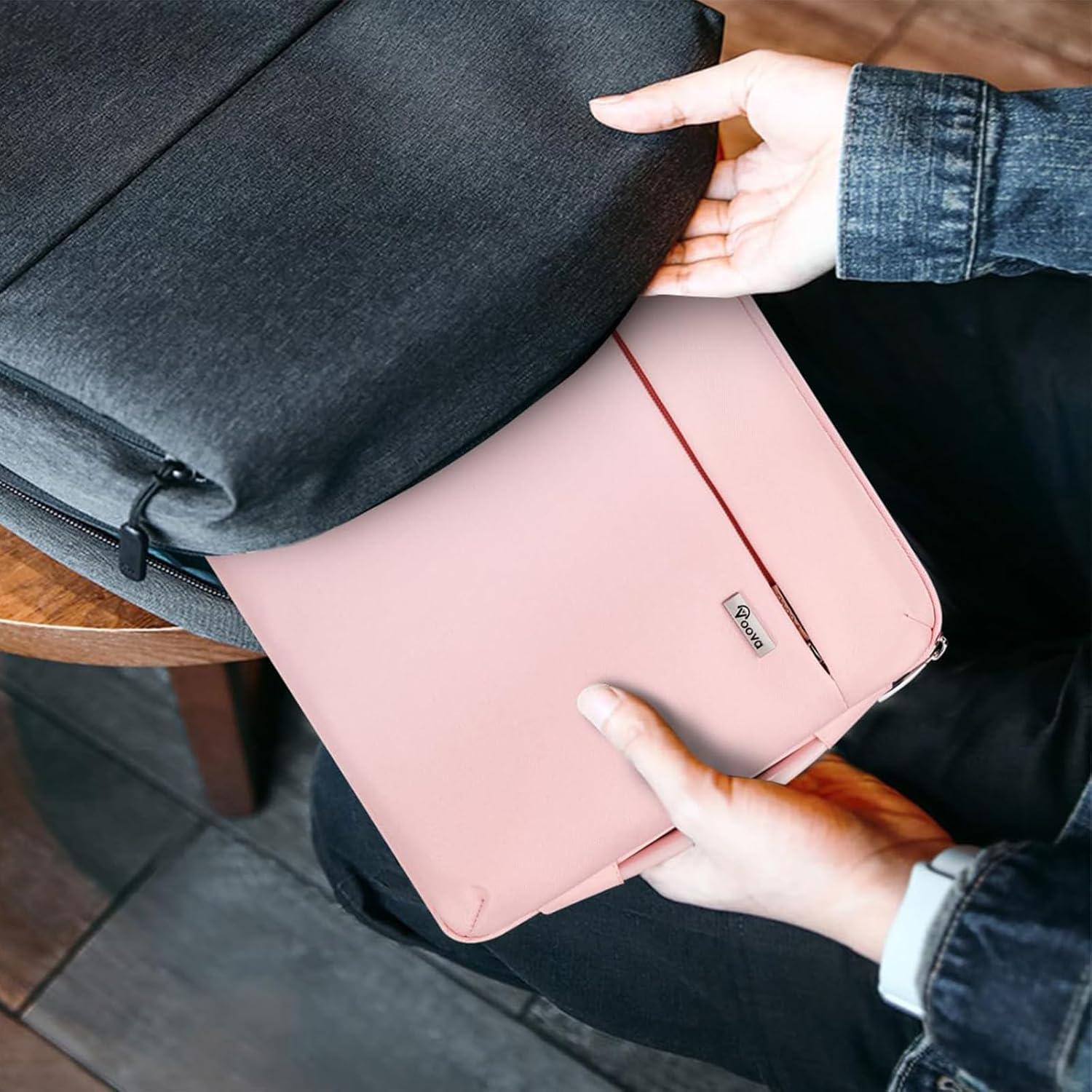 Laptophülle 15 Zoll MacBook Air M2 A2941 2023 Tasche Schutz Hülle Rose