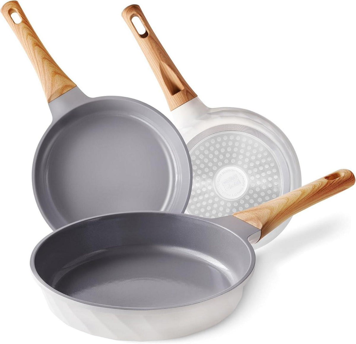 Antihaft Bratpfannen-Set Induktion Pfannenset 20cm 24cm 28cm