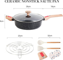 Induktion Bratpfanne mit Deckel & abnehmbaren