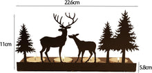 Schwarzer Kerzenhalter für Adventskranz 4cm Teelicht Moderne