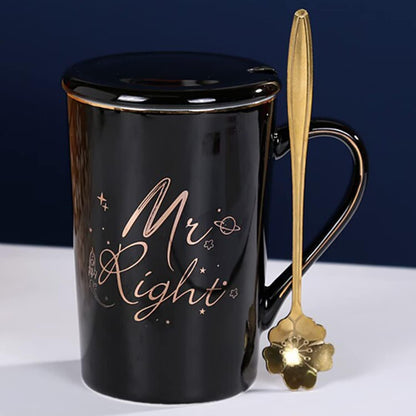 Mr und Mrs Tassen Set Hochzeitsgeschenk Valentinstag 2