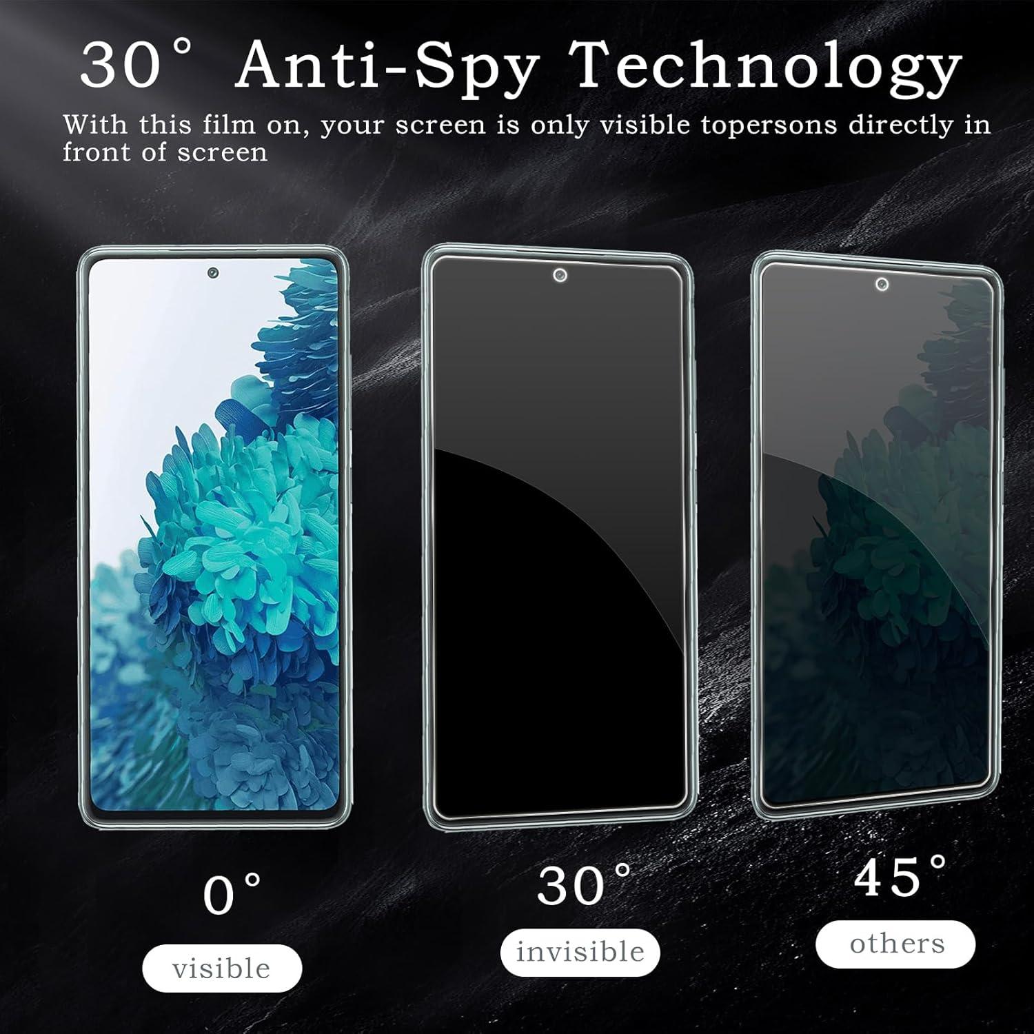 2x Sichtschutz Samsung Galaxy S20 FE Panzer Schutzfolie HD Blickschutzfolie