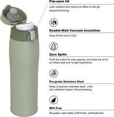 Super Sparrow Trinkflasche Edelstahl 500ml BPA-frei