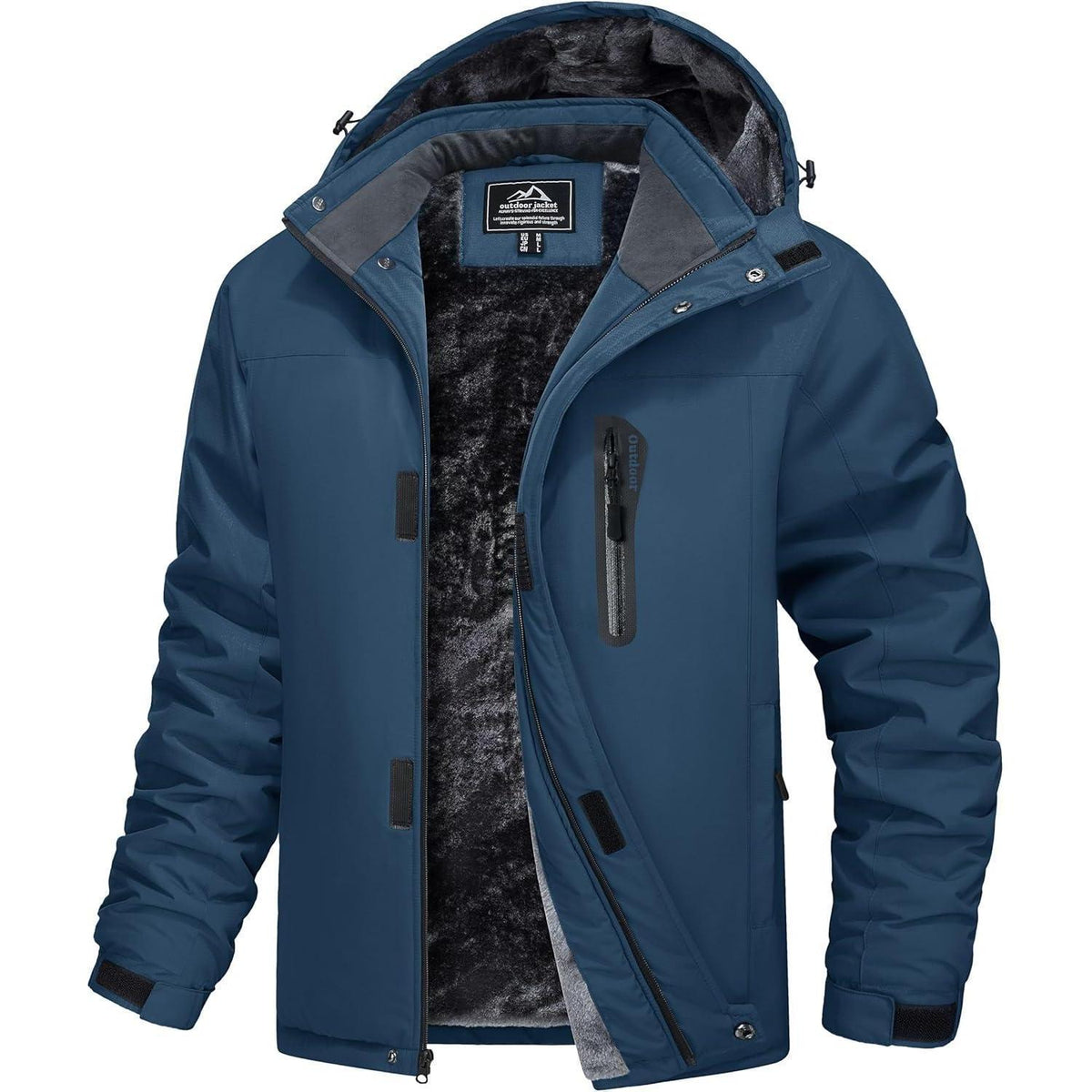 Herren Skijacke Wasserdicht & Warm – Dunkelblau