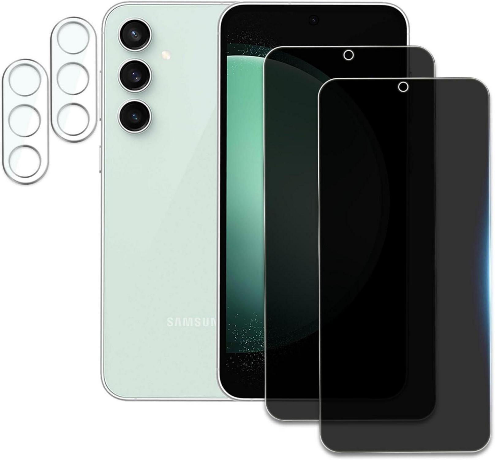 2er Set Anti-Spy Sichtschutz & Kameraschutz Samsung S23 FE