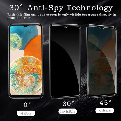 2er Pack Samsung Galaxy A23 Sichtschutzfolie 9H Panzerglas Privacy