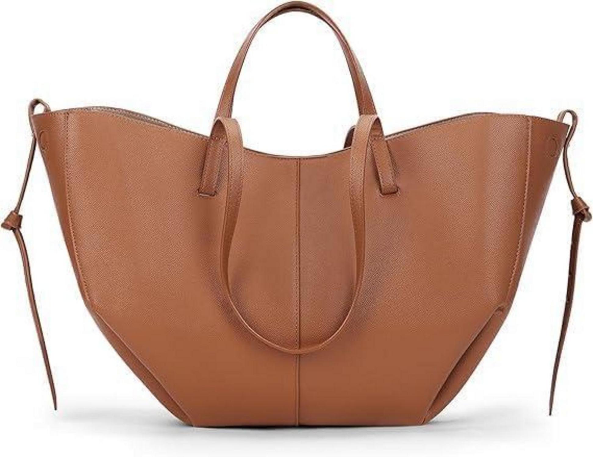 Damen Tote Bag Große Umhängetasche PU Leder Shopper Tragetasche