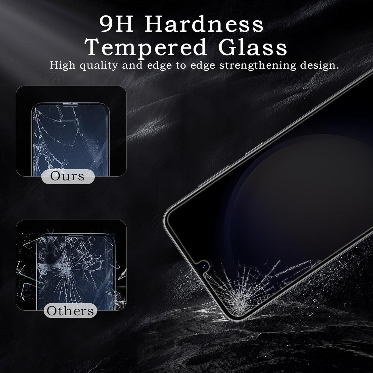 Sichtschutz Samsung Galaxy S23 2x Kameraschutz Anti-Spy 9H HD Folie