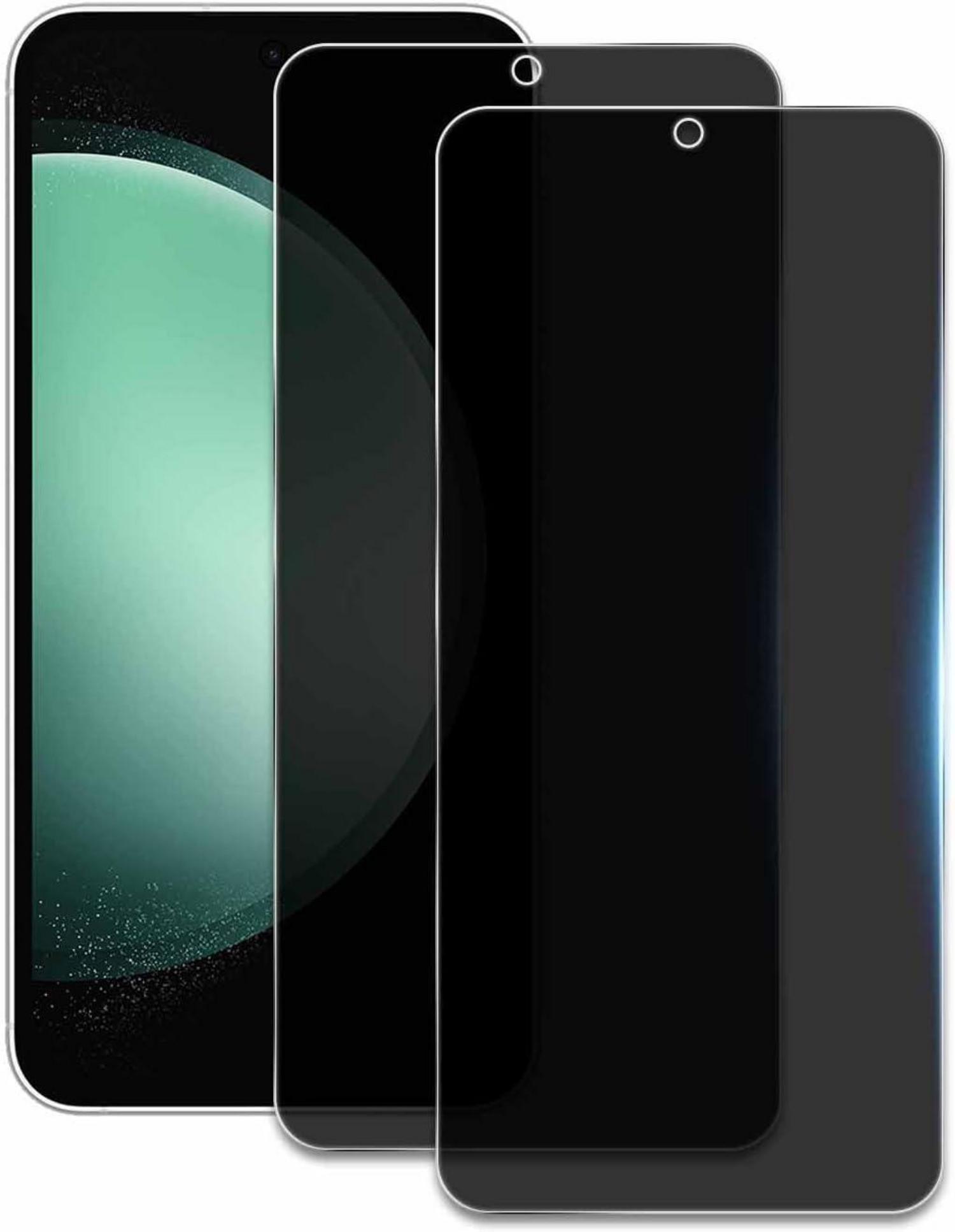 Samsung Galaxy S23 FE Sichtschutz 2er Pack HD Blickschutzfolie 9H