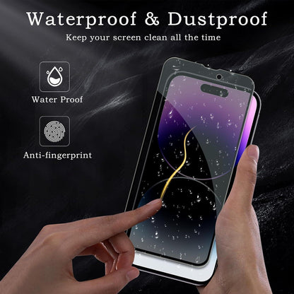 2er Set iPhone 14 Pro max Sichtschutz & Kameraschutz-Folie, HD Blickschutz, 9H Härte