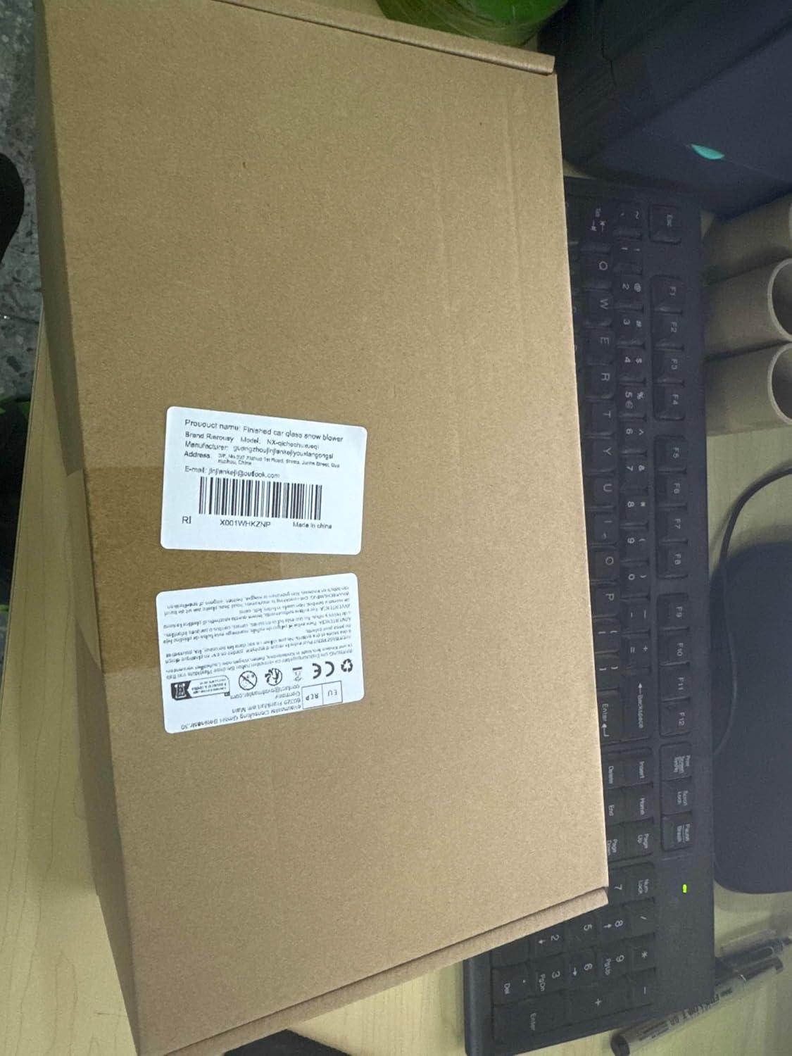2er Set Auto Eiskratzer Rund Trichter Handtuch Gratis