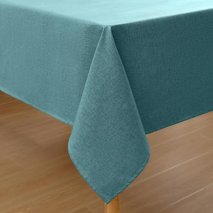 Leinenoptik Tischdecke Abwaschbar Lotuseffekt Tafeldecke 140x100 cm