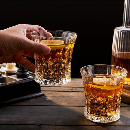 Whisky Steine Edelstahl – 4 XL Eiswürfel für Scotch & Co.