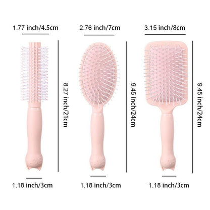 Haarbürsten-Set für Frauen Männer Kinder | Entwirren Massage