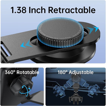 Auto Handyhalterung 360° Drehbar für iPhone Samsung Huawei