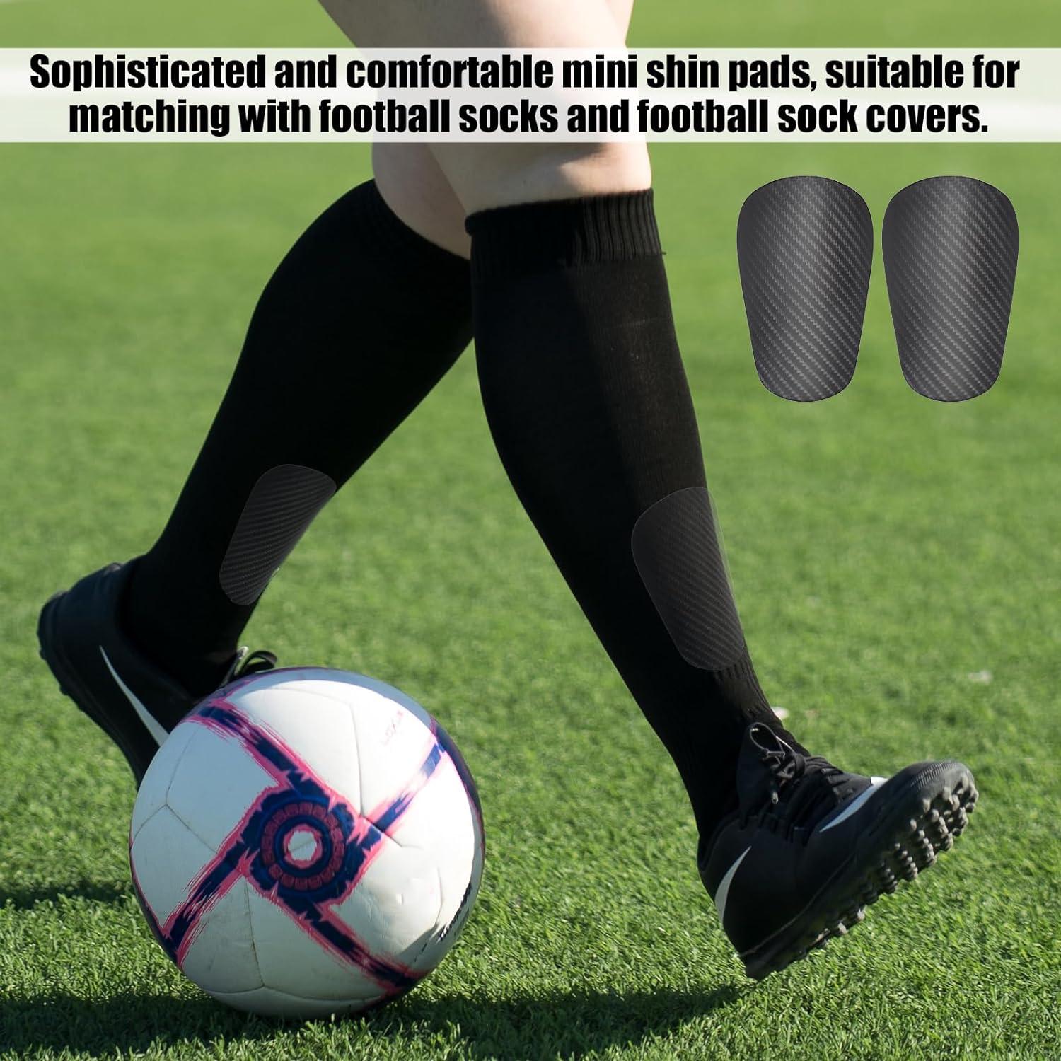 Mini Fußball Schienbeinschoner Dunkelgrau 10x6cm Jugendliche Erwachsene