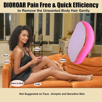 DIOROAR Nano Kristall Haarentfernungsgerät Hot Pink