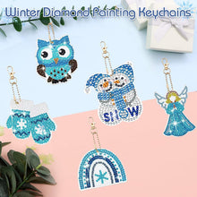 12 Stück Diamond Painting Weihnachten Schlüsselanhänger Eule
