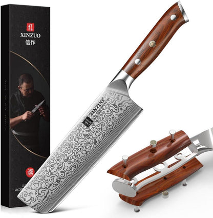 Damaskus Nakirimesser 67 Schichten Profi Kochmesser ergonomischer