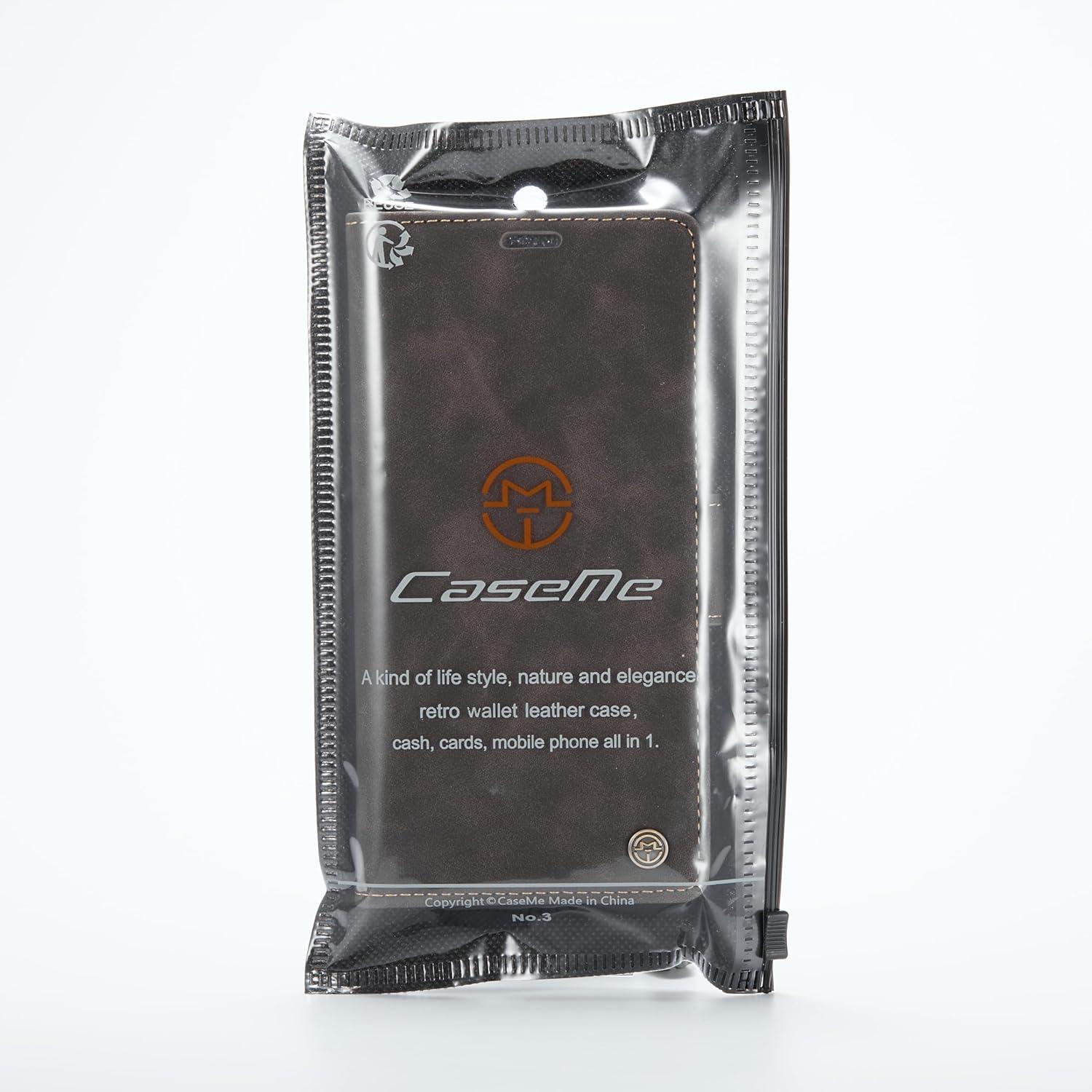 Samsung Galaxy S22 5G Hülle Premium PU Leder RFID Schutz Standfunktion Kaffee