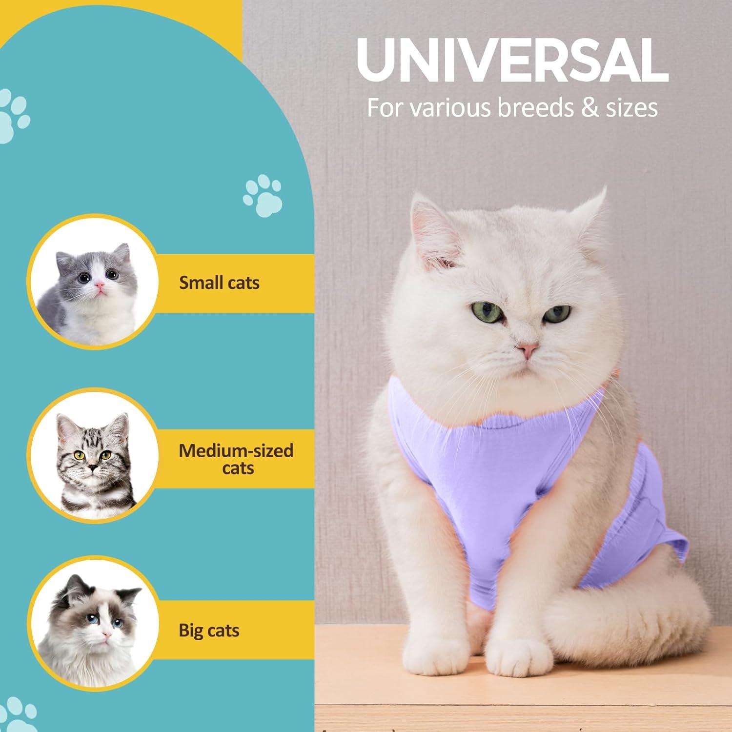 Katzenbody Erholungsanzug Kleidung Modal Kastration Spay Entwöhnung