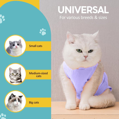 Katzenbody Erholungsanzug Kleidung Modal Kastration Spay Entwöhnung