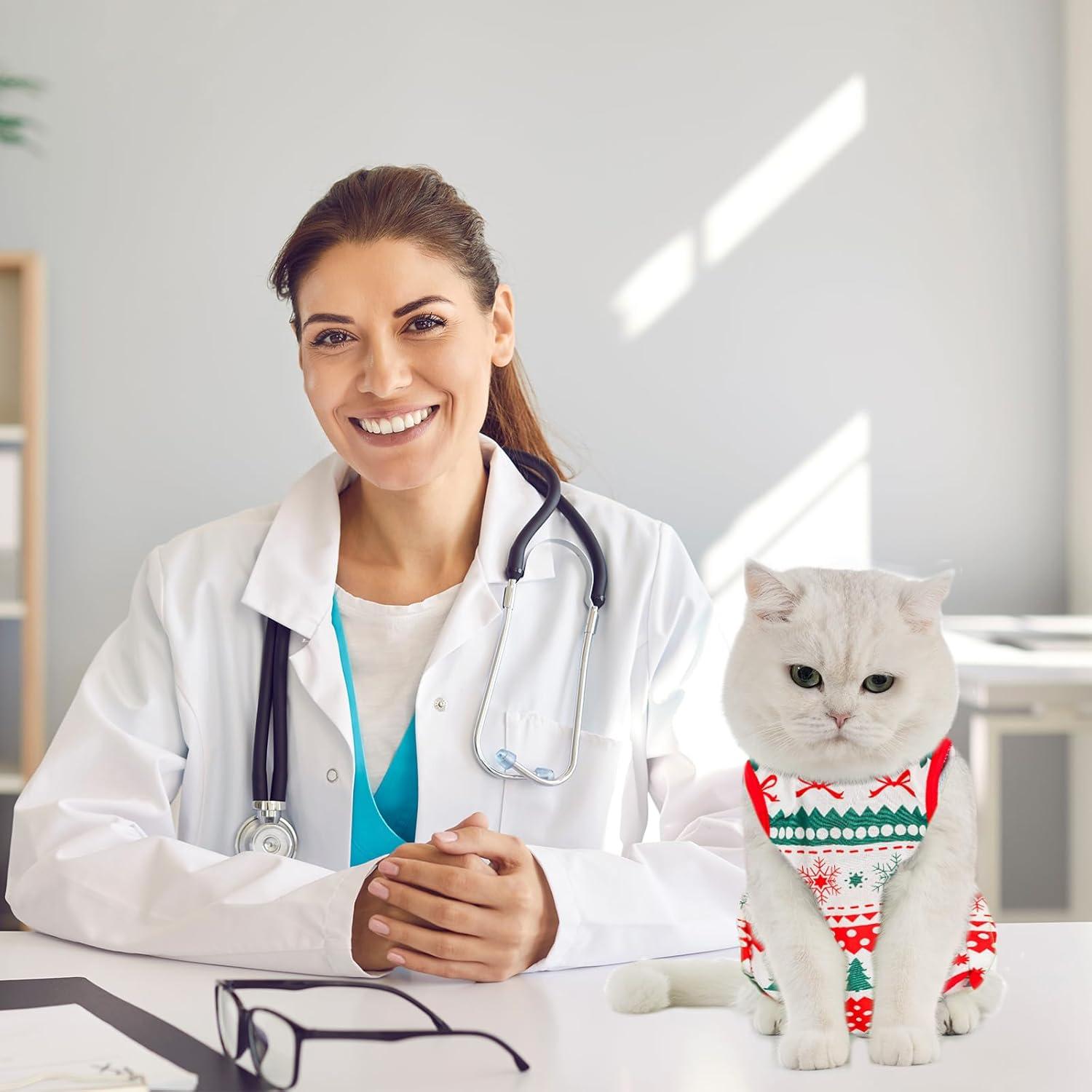 Katzenbody Erholungsanzug Modal Kastration Spay Entwöhnung Leckschutz