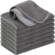 Microfaser Spültücher Spüllappen waschbar Poly-Mesh-Scheuerseite 8er