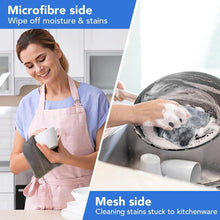 Microfaser Spültücher mit Poly-Mesh-Scheuerseite, 8er