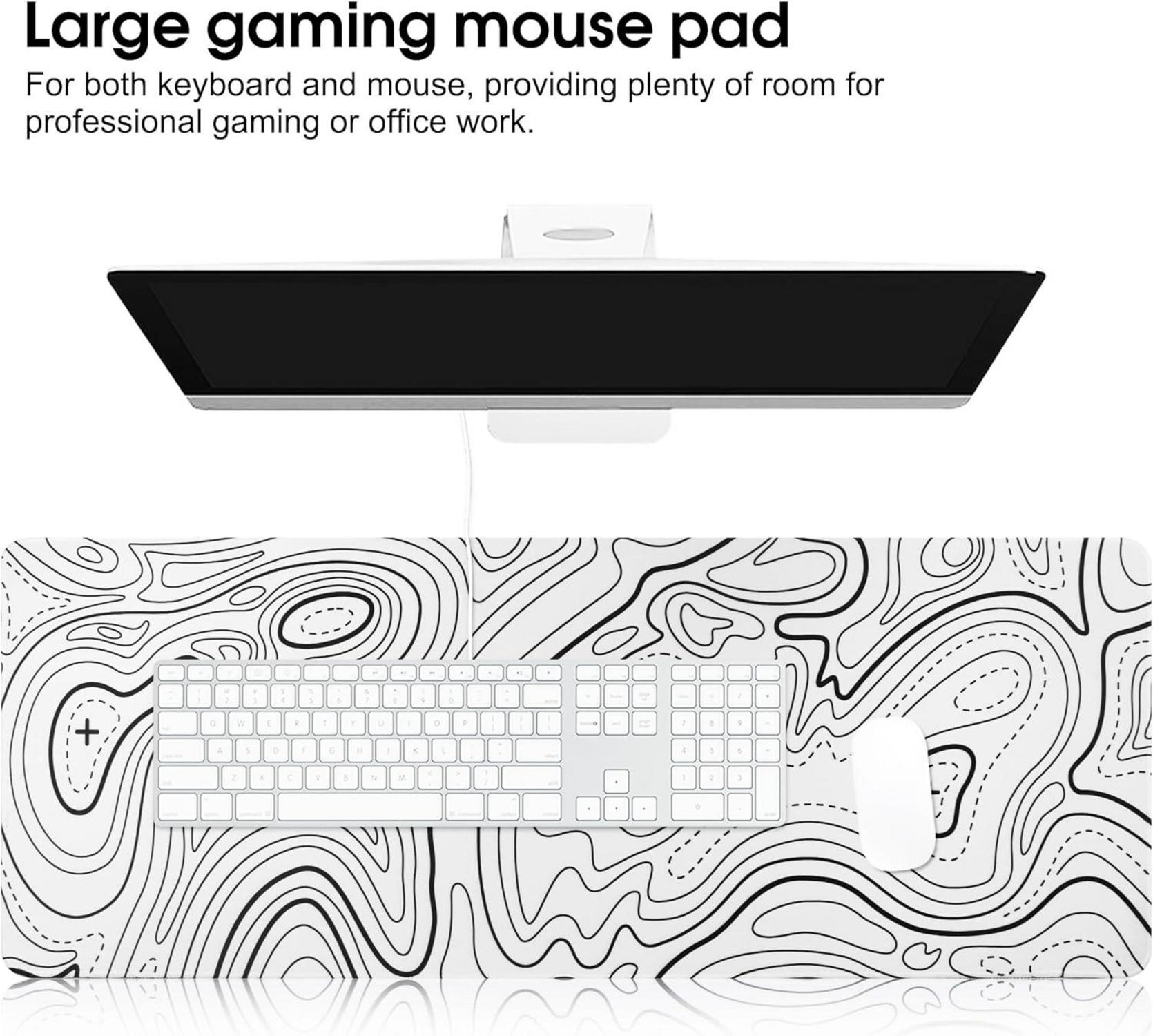 HoYiXi Mauspad XXL 600x300x3mm Gaming Mausmatte Anti Rutsch
