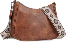 Kleine Crossbody-Tasche mit breitem Gurt und Kartenschlitz