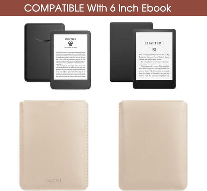 E-Reader Hülle 6 Zoll Leichte Leder Schutzhülle