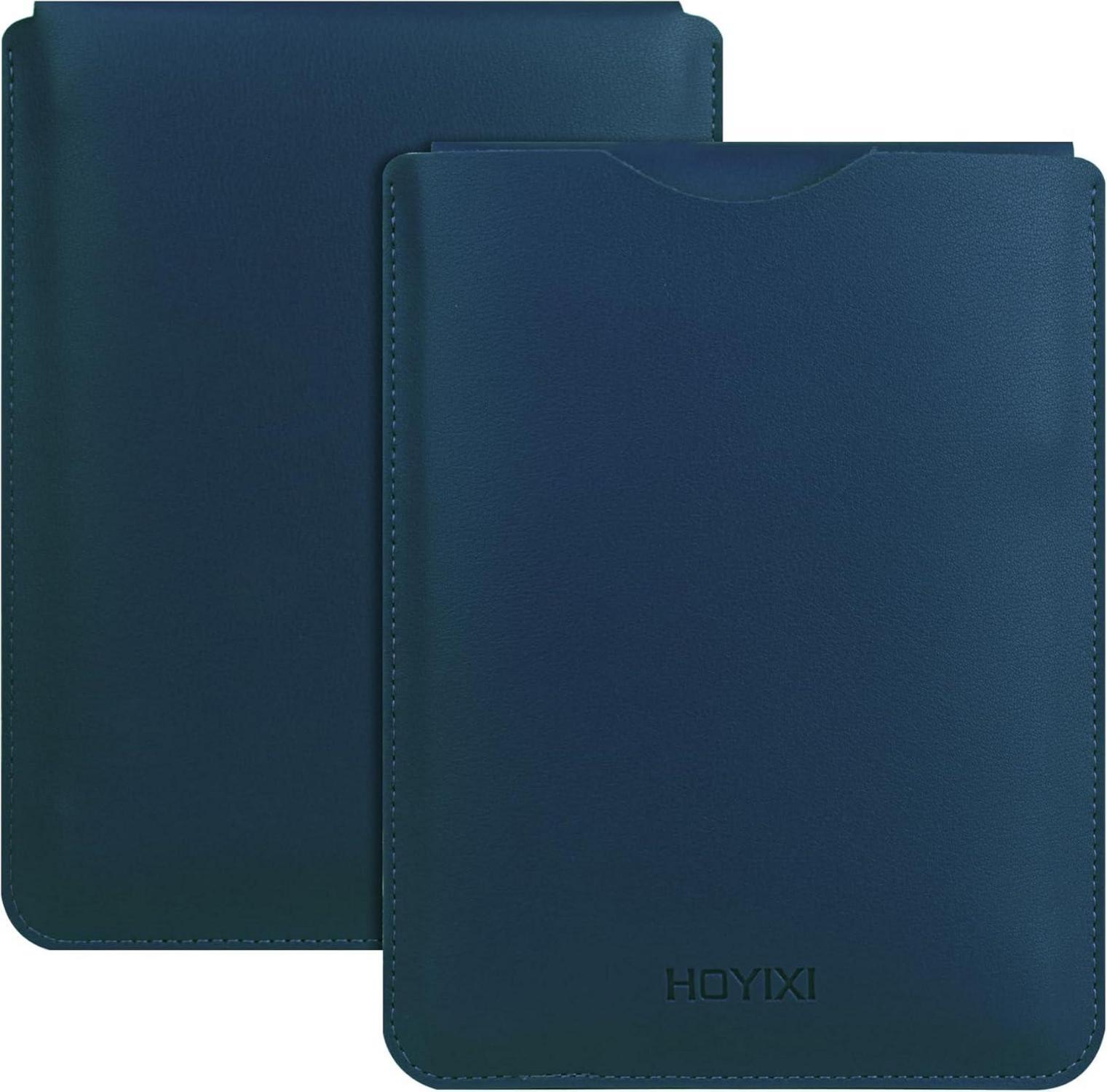 Leder Schutzhülle für 6,8 Zoll E-Book Reader - Blau