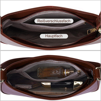 TIAASTAP Damen Handtasche PU Leder Hobo Schultertasche Y2K Design