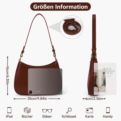 Handtasche Damen klein Hobo Bag Elegant Umhängetasche Y2K Shoulder Bag